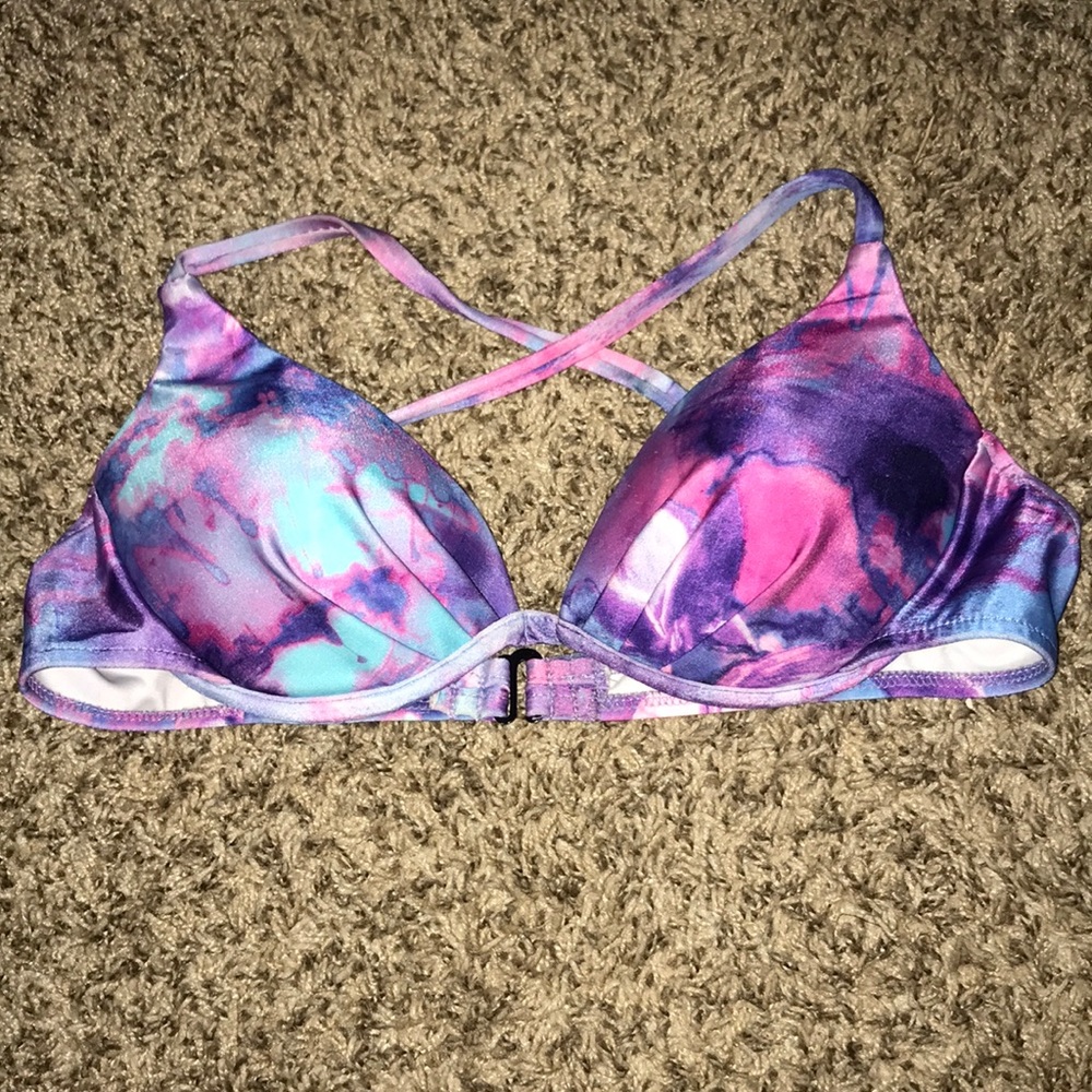 Tie-Dye Bikini Bathing Suit Top